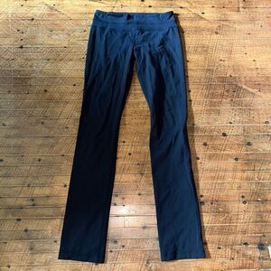 Lululemon black Athleisure workout yoga sz 8 leggings